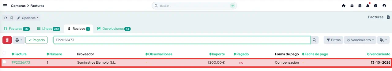 38c recibo compra pendiente